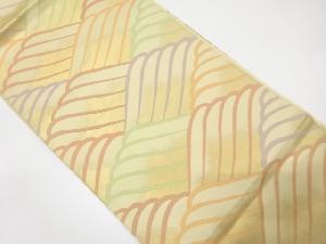 アンティーク　波模様織り出し袋帯（材料）